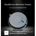 Rectangular ductile iron manhole cover EN124 d400